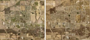Tiffin 2019 and 2023 - Courtesy Johnson County GIS