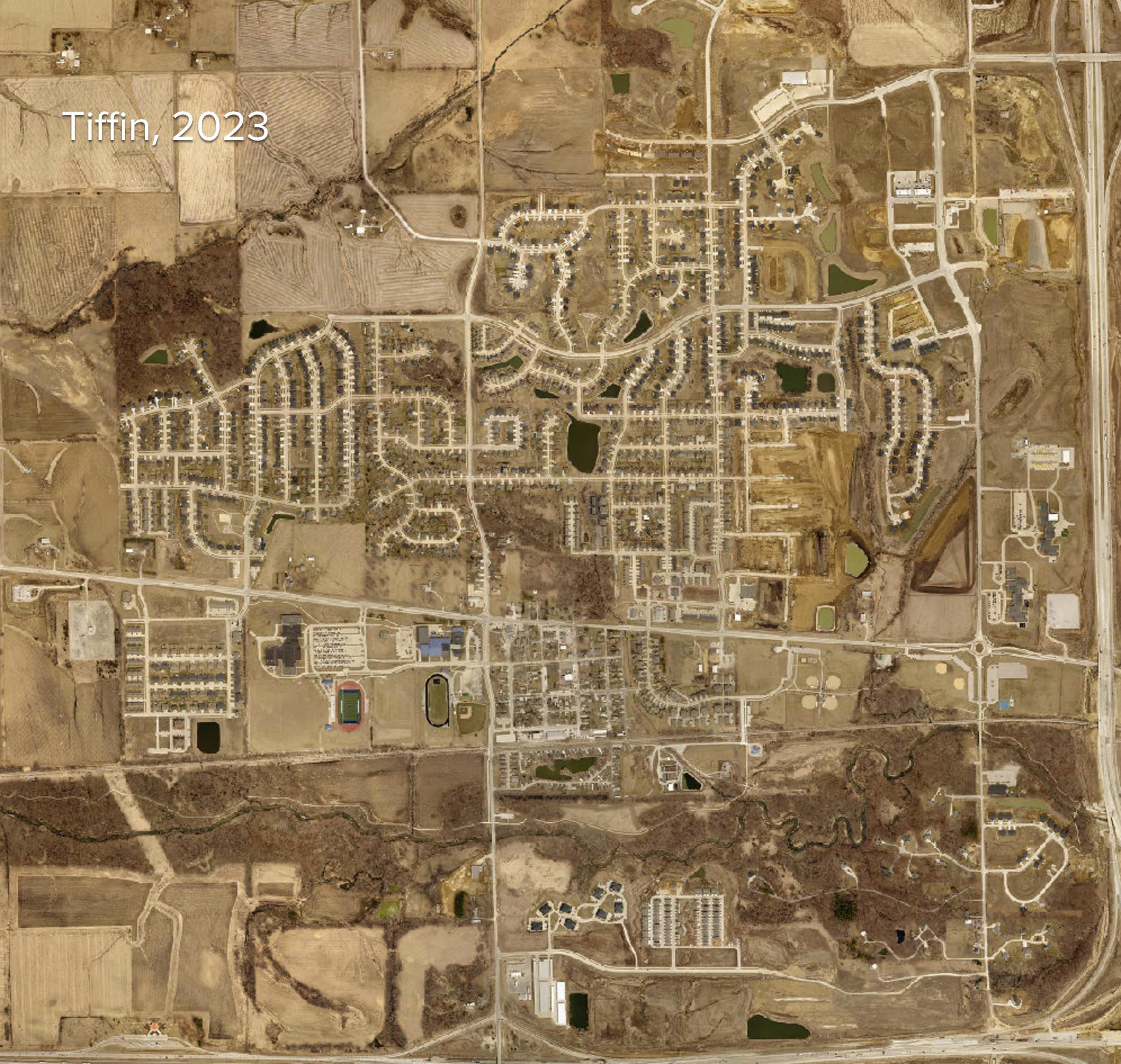 Tiffin 2023 - Courtesy Johnson County GIS