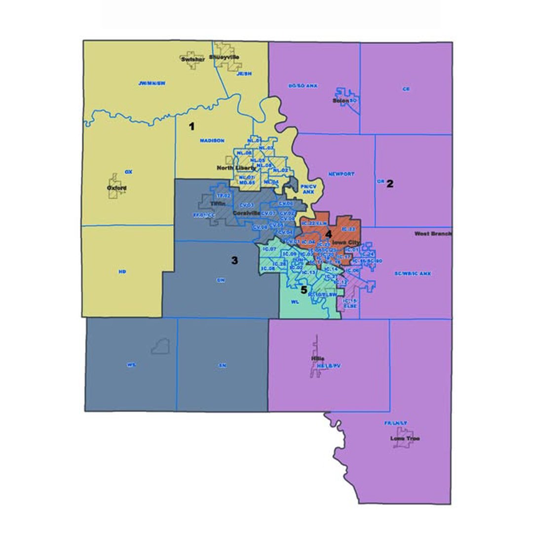Board of Supervisors Map - Greater IC