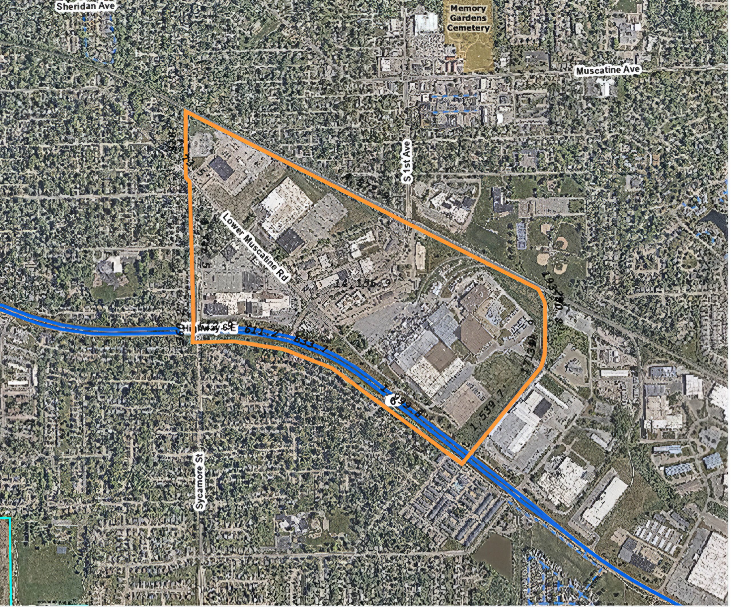 Urban Renewal Area - Sycamore, Iowa City